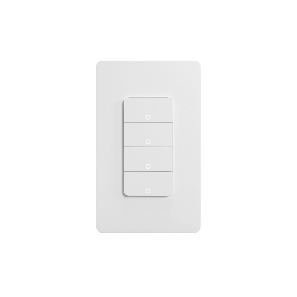 Smart Light Switch Wifi - THIVN-Matter WLAN-Smart-Lichtschalter 4-fach US-Druckknopf-Wandschalter APP-Sprachsteuerung Kompatibel