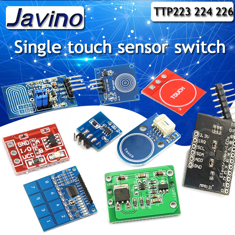 Sensor Kit Arduino - 1/4/8/16-Kanal TTP223 TTP224 TTP226 TTP229 Jog