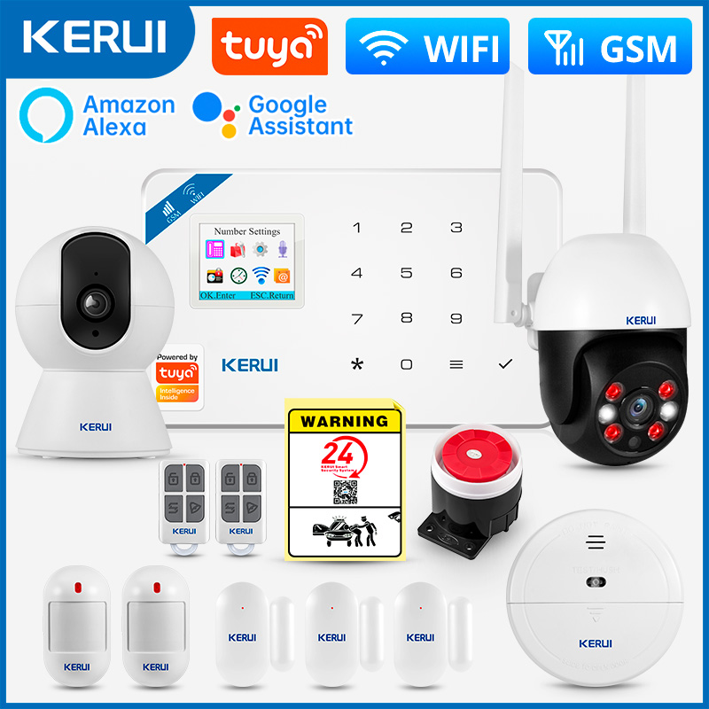 Smart Home Automation Kit - KERUI W181 Alarm System Security Home