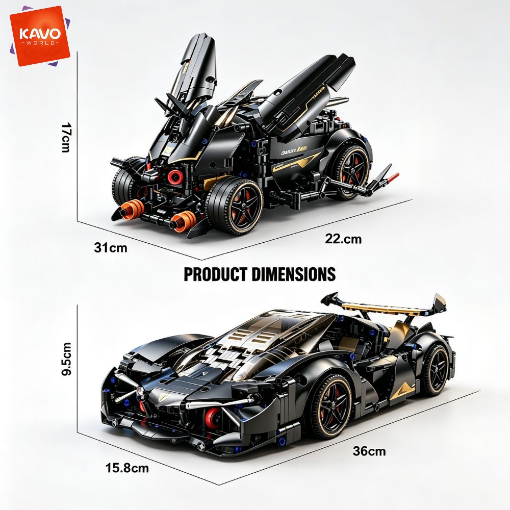 KAVOWORLD 1248-teiliges MOC-Se – Stem Robotics Kit Bewertung und Preis