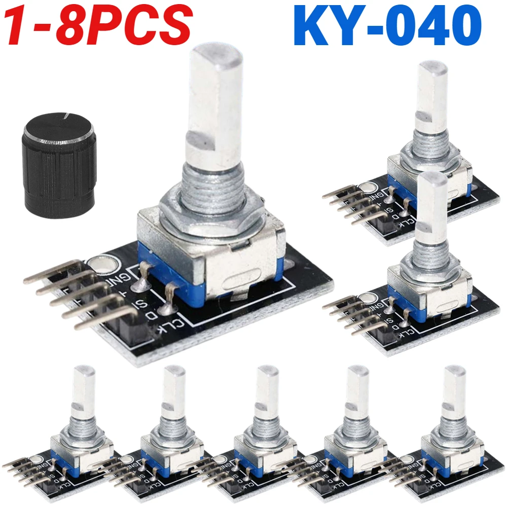 1-8 Stück KY-040 360-Grad-Dreh – Sensor Kit Arduino Bewertung und Preis