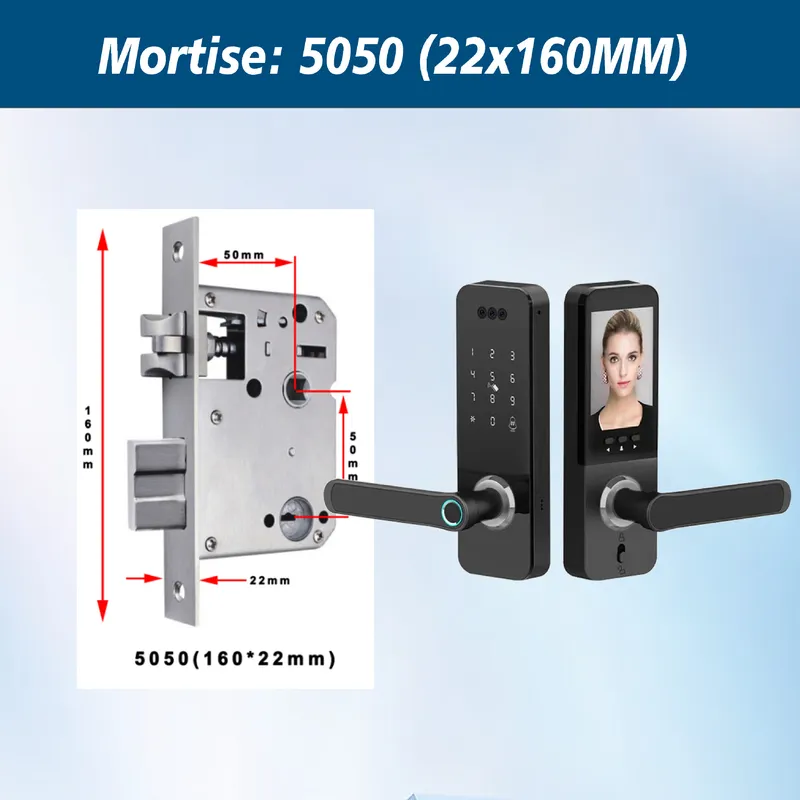 Haushalts-Gesichtserkennungssc – Smart Door Lock Wifi Bewertung und Preis