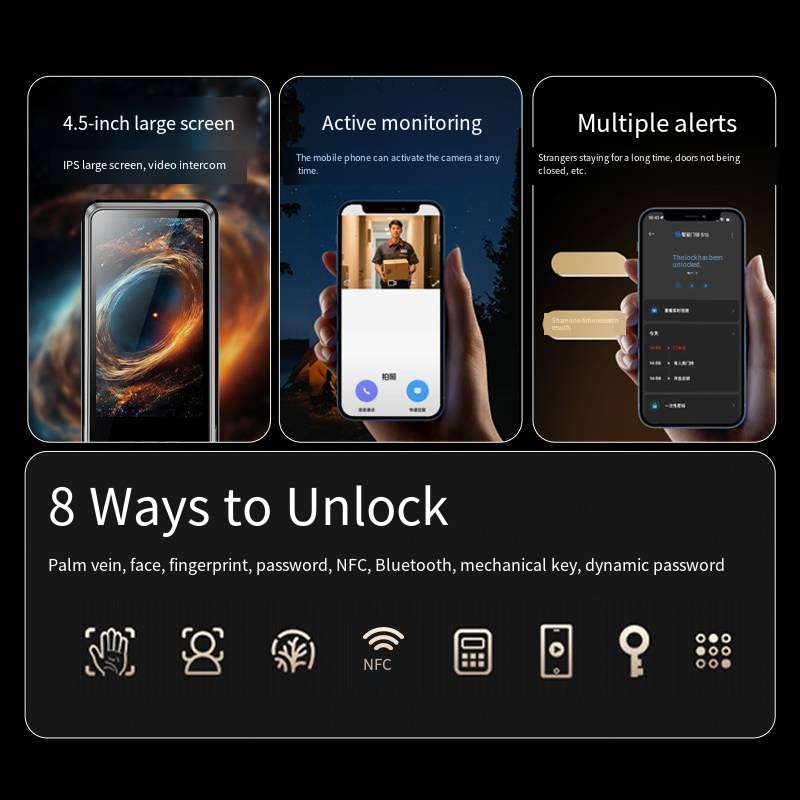 YN S11M Smart Home Digitales e – Smart Door Lock Wifi Bewertung und Preis