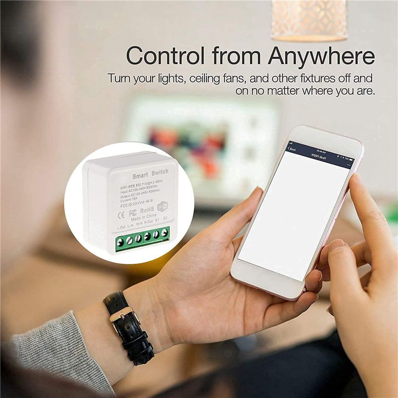 10X Mini Smart WLAN-Relais-Sch – Smart Light Switch Wifi Bewertung und Preis